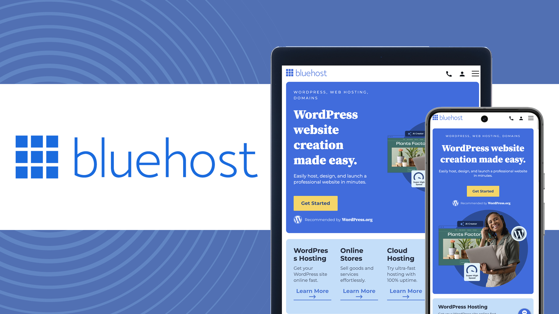 Bluehost: Szupergyors webtárhely a Google rangsorolásért!