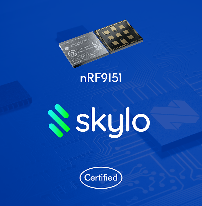 Nordic Semiconductor: Skylo tanúsítvány az nRF9151 modulhoz!