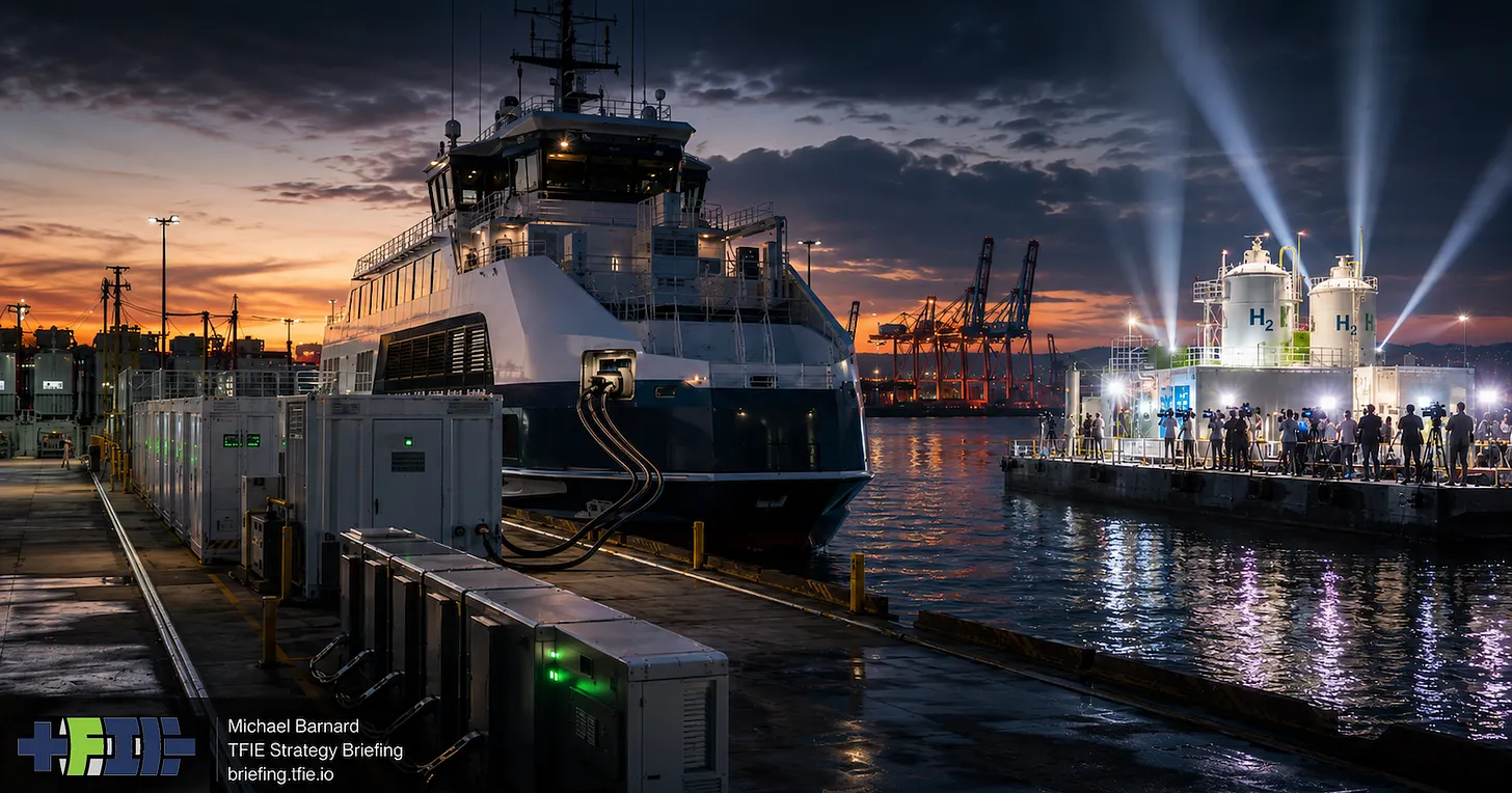 Hydrogen Power: Charging Electric Ships at Port of Tilbury